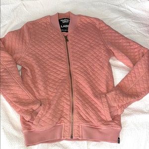 SuperDry soft pink bomber jacket